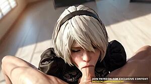 nier automata blowjob