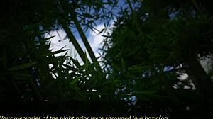 the lust city 04 - beautiful red head strips in jungle and gives me hot blowjob and massive pussy creampie