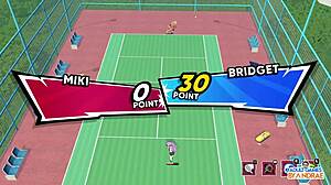 Ayaka Kimiko och Miki engagerar sig i hentai-scener på Academy Love Saga Tennis Angels Ep8