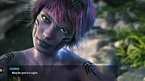 tales from the unending void 67 - two milfs share a big white cock