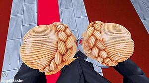 Two Horny Twins Arranged Hard Sex and Femdom for a Young 18+ Soldier