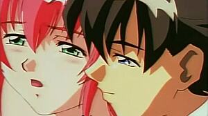 Vörös hajú csaj és tesó legjobb hentai jelenetei