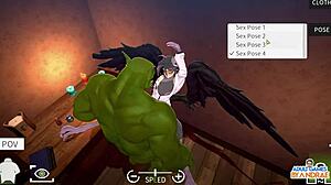 Can Ava Handle Orc's Wall Fuck in Pose 4?