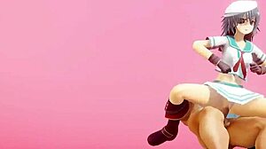 Kantai Collection Kiso's Hentai Cowgirl Undress Dance