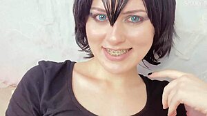 You and Mavis Alone in Dracula's Castle for Halloween Pussy Fucking and Deep Cum