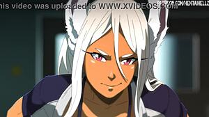 Miruko from my hero academia in assfucking hentai animation