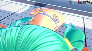 Hatsune Miku Bikini Footjob Blowjob Vocaloid Fantasy