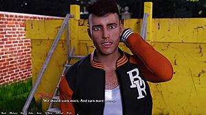 เลสเบี้ยนร้อนสองคนจูบกันก่อตั้งกลุ่มสามคน ย้ายเข้าหอพัก