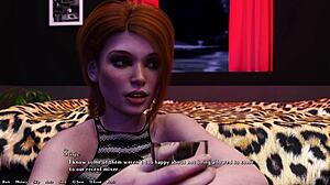 Planejamento de festa de Halloween com presidente ruiva da fraternidade