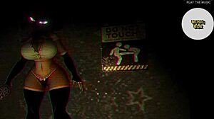 프레니스 1에서 큰 가슴으로 위험한 딸치기 밤