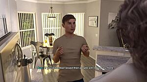 Můj Bimbo Sen 07 - Vylij Vodu na Košili Macochy abys Viděl Masivní Falešné Prsa!