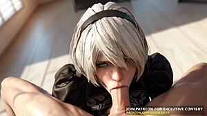 nier automata blowjob