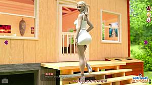 Эп35 Шаловливая госпожа Ева помогает красоткам