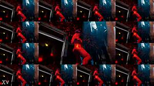 Intriguing 3D club dance