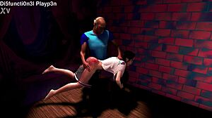 Melodys eerste spanking straf in luier fetish