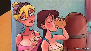 Wyszła o północy się wysikać, a saci wziął ją ostro w seks nocny