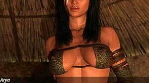 הגיבור פוגש בלונדינית עם ציצים קטנים 18+ ושפתיים למציצה בעיר התאווה 06, מוביל לבוקקה וקרימפיי