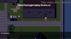 Rozkošná blondýnka si užívá sex v BX Princess AB RPG.