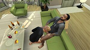 Sims4 - Home Alone with Carlos - Part 1, Teasing Questions Arise, Anime, Game, Hentai, Fun