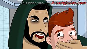 fudendo o gay na cabana da selva