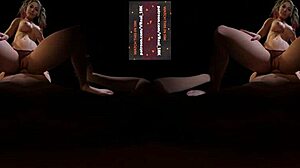 couple enjoys vr pov in paraguayan butterfly position with eye contact