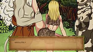 مايا تدلك كسها في مشهد هينتاي فاكهة محرمة