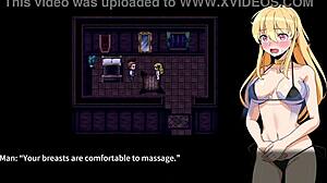 Rozkošná blondýnka si užívá sex v BX Princess AB RPG.