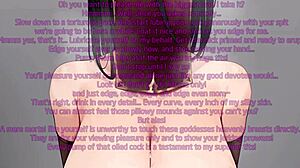 In the name of my huge boobs, give yourself post orgasm torture