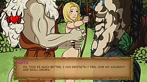 マヤが禁断の果実ヘンタイシーンでオマ○コを指で弄ぶ