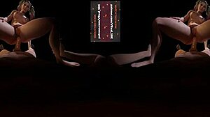 couple enjoys vr pov in paraguayan butterfly position with eye contact