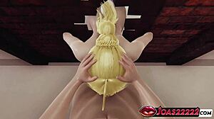 Artoria Pendragon in Bunny Cosplay Gets Tits Massaged and Wet Pussy Fingered