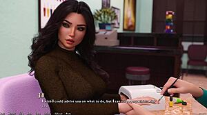 كون ديك 205: حديث مع بنت صدر كبير مثقوب شعر أزرق غرنج عن المشاعر 😍