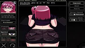 Büyük memeli kızıl saçlı, profesörden iyi notlar alıyor