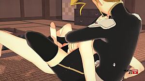 Kikoru, ride Mina's futanari wild