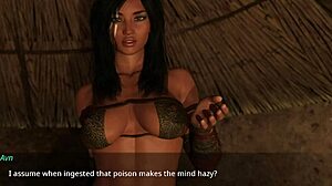 The protagonist meets the blonde girl with small tits and blowjob lips in lust city 06, leading to bukkake and creampie