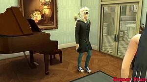 Hinata Hyuga Belajar Piano dari Jiraiya