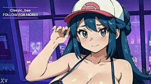 Моанам силно при оргазъм в Hololive дърпане ASMR предизвикателство