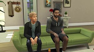 Sims4 - Home Alone with Carlos - Part 1, Teasing Questions Arise, Anime, Game, Hentai, Fun