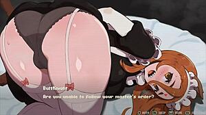 Buttknight Hentai Game Ep 1 Maid Creampie Made Her Cum