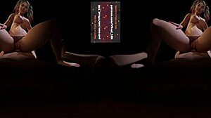 couple enjoys vr pov in paraguayan butterfly position with eye contact