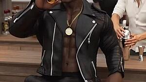 שני זוגות מבלים בבר סווינגר.