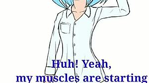 Fubukiho růst svalů s flexibilní děvkou v sexy šortkách a pěkném outfitu