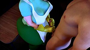 DEXTERS MILF MAKES HER BIG ASS BOUNCE IN CLASS