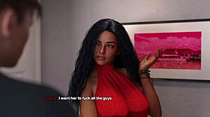 Belle-mère sexy aux faux seins veut les bites de son beau-fils et ses potes dans Bimbo Dream 17