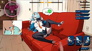 鬼娘洋基色情游戏EP2：用多次中出让游戏女孩室友怀孕