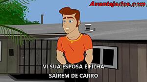 Meleg pornó rajzban a ribanc tanárral