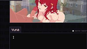 Yuna's all sex scenes in Rec hentai game