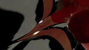 Anime cowgirl sex cage wrestling deepthroat anal pounding