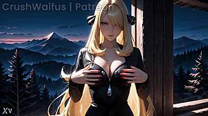 Cynthia's Wilde Kut Malen Non-Stop in 3D Hentai