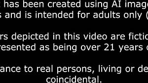 Amateur Teen in 3D Animated AI Generated Story Scene